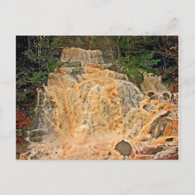 Hunter Mountain Waterfall Postcard (Front)