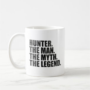 Hunter name, Hunter The Man The Myth The Legend Coffee Mug