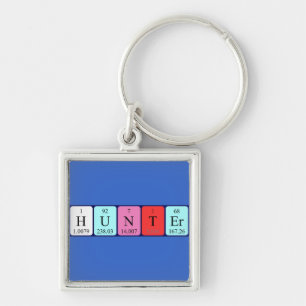 Hunter periodic table name keyring