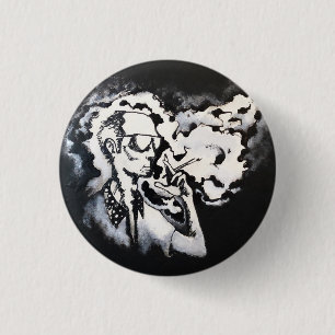 Hunter S. Thompson 3 Cm Round Badge