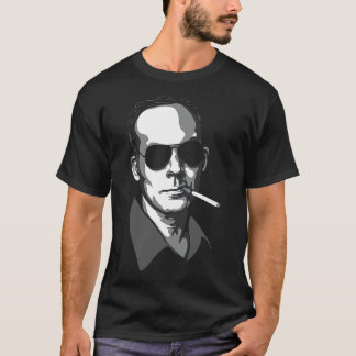 Hunter S Thompson greyscale T-Shirt