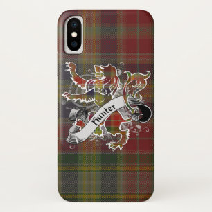Hunter Tartan Lion iPhone X Case