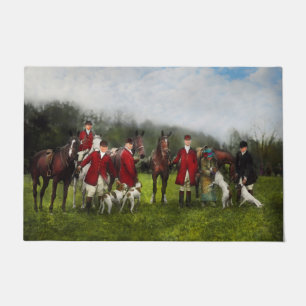 Hunter - The fox hunt - Tally-ho 1924 Doormat