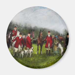Hunter - The fox hunt - Tally-ho 1924 Magnet