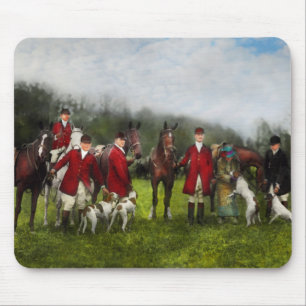 Hunter - The fox hunt - Tally-ho 1924 Mouse Mat