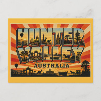 Hunter Valley NSW Gardens & Hot Air Balloons Postcard