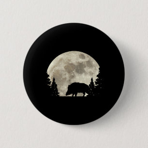 Hunter Wild Boar Keiler Wildsau Hunting Hunter 6 Cm Round Badge