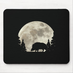 Hunter Wild Boar Keiler Wildsau Hunting Hunter Mouse Mat