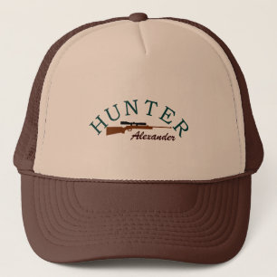Hunter with Rifle Trucker Hat