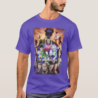 Hunter X Hunter Anime Cartoon Character friends T-Shirt
