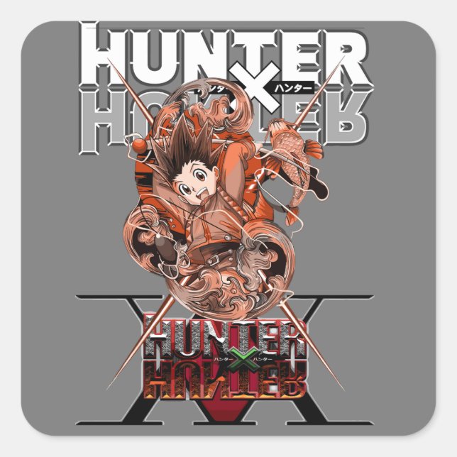 Hunter X Hunter Square Sticker (Front)