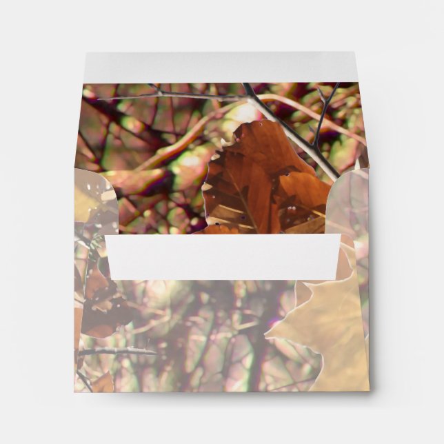 Hunter's Camouflage Painting Decor Envelope (Back (Bottom))