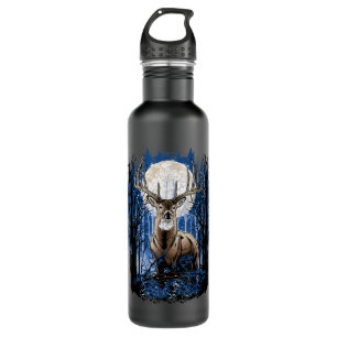Hunters Deer Hunting Big Whitetail Buck  710 Ml Water Bottle