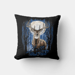 Hunters Deer Hunting Big Whitetail Buck  Cushion