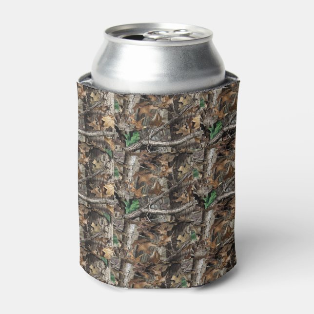 HUNTERS FOREST TREE CAMO #1 CAN COOLER (Can Front)