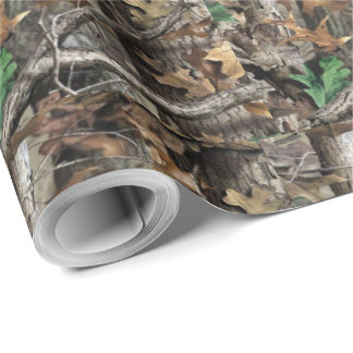 HUNTERS FOREST TREE CAMO #1 WRAPPING PAPER
