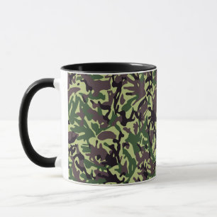 Hunters Green Camo Pattern Mug