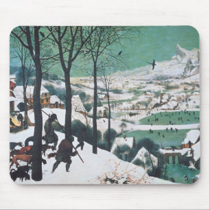 Hunters in the Snow by Bruegel Mouse Mat