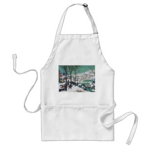 Hunters in the Snow by Bruegel Standard Apron