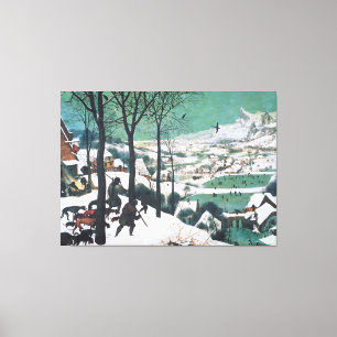 Hunters in the Snow by Pieter Bruegel Canvas Print