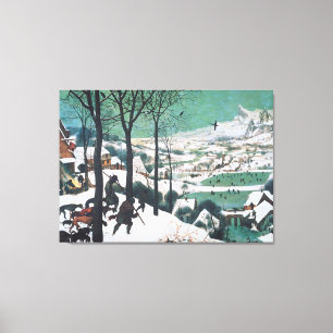 Hunters in the Snow by Pieter Bruegel Canvas Print