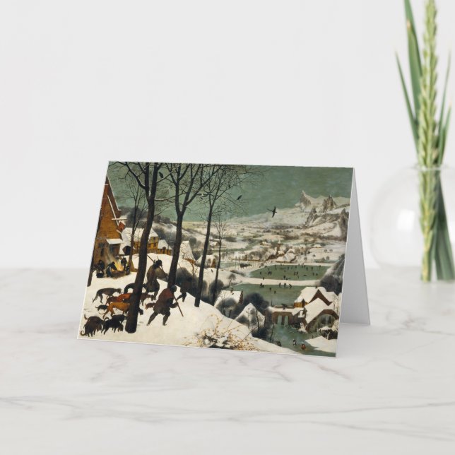 Hunters in the Snow by Pieter Bruegel the Elder Card (Front)