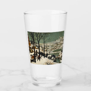 Hunters in the Snow (by Pieter Bruegel the Elder) Glass
