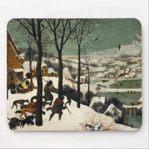 Hunters in the Snow by Pieter Bruegel the Elder Mouse Mat