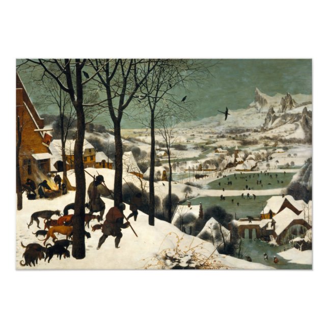 Hunters in the Snow by Pieter Bruegel the Elder Photo Print (Front)