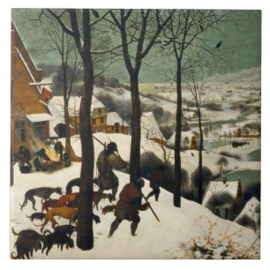 Hunters in the Snow (by Pieter Bruegel the Elder) Tile