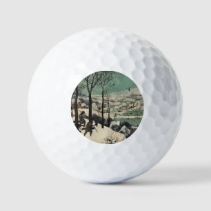 Hunters in the Snow, famous artwork, Golf Balls
