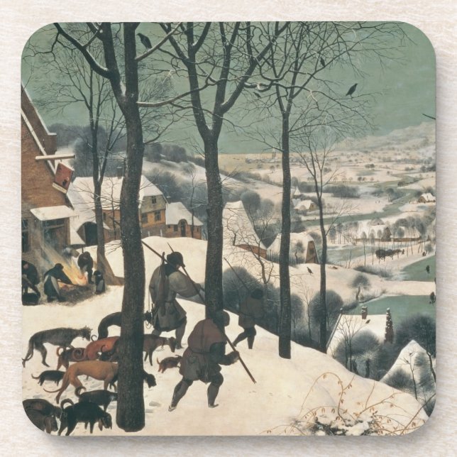 Hunters in the Snow - January, 1565 Coaster (Front)