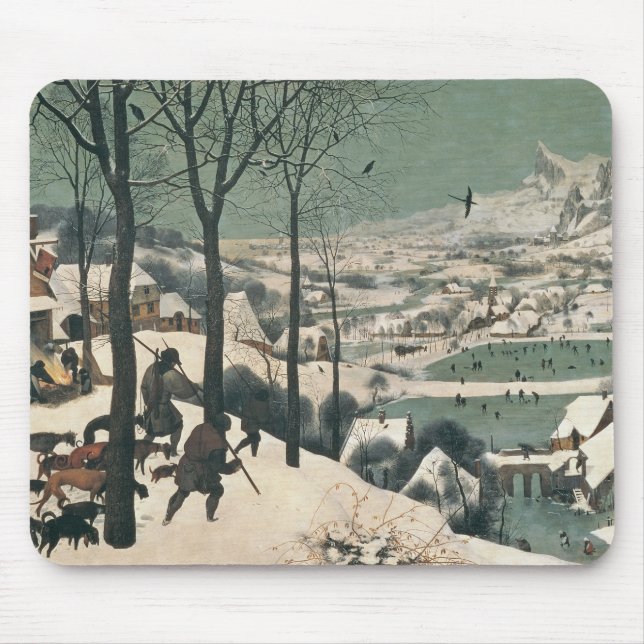 Hunters in the Snow - january, 1565 Mouse Mat (Front)