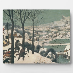 Hunters in the Snow - January, 1565 Plaque