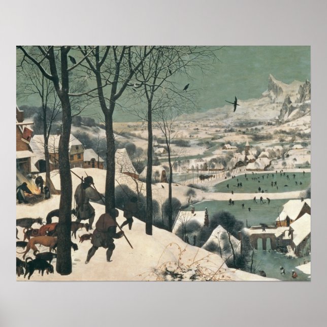 Hunters in the Snow - January, 1565 Poster (Front)