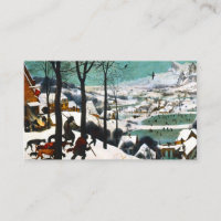 Hunters in the Snow Landscape Pieter Bruegel