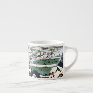Hunters in the Snow Landscape Pieter Bruegel Espresso Cup