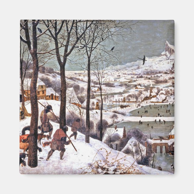 Hunters in the Snow, Pieter Bruegel the Elder Magnet (Front)