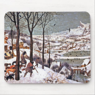Hunters in the Snow, Pieter Bruegel the Elder Mouse Mat