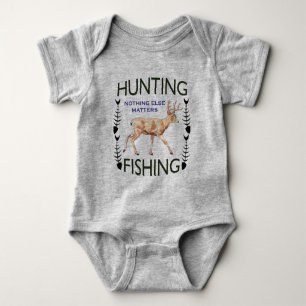 Hunting and Fishing Baby Bodysuit