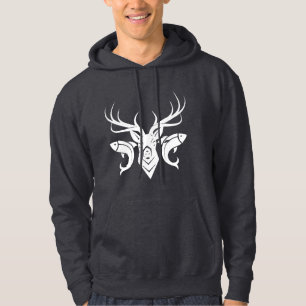 Hunting and Fishing Life Hoodie, Flag Design Hoodie
