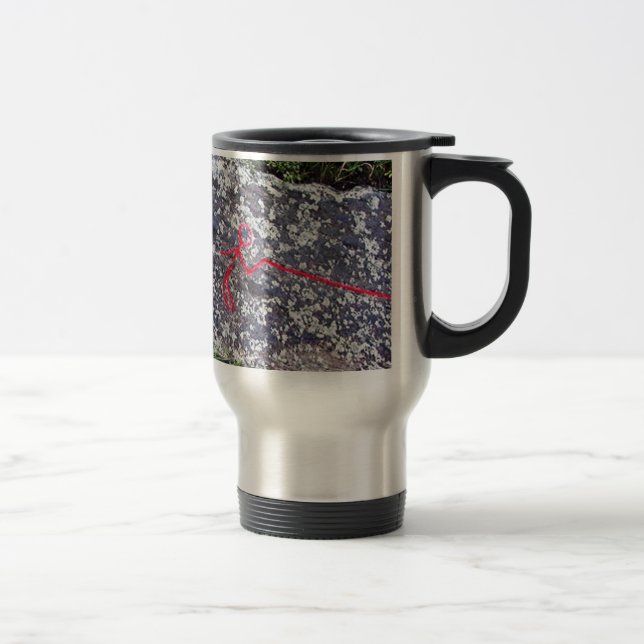 Hunting and Fishing Scene Travel Mug (Right)