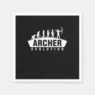 Hunting Archery Bowman Arrows Bows Gift Archer Evo Napkin