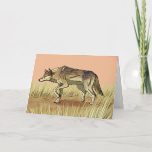 Hunting at Sunrise Card