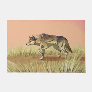 Hunting at Sunrise Doormat