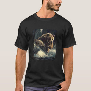 Hunting Bear Costume for Fishing and Bears Lovers T-Shirt