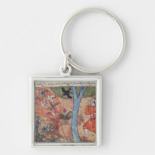Hunting Birds, from 'The Book of Kalila and Key Ring