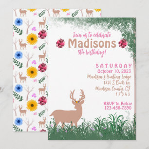 Hunting Birthday Invitation