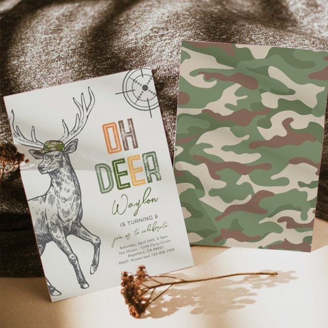 Hunting Birthday Invitation (Creator Uploaded)