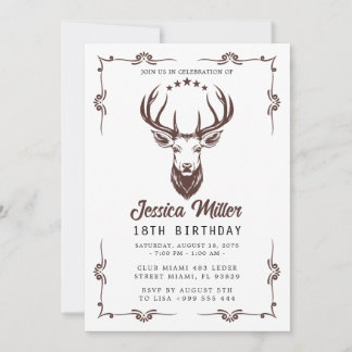 Hunting Birthday Party Invitation